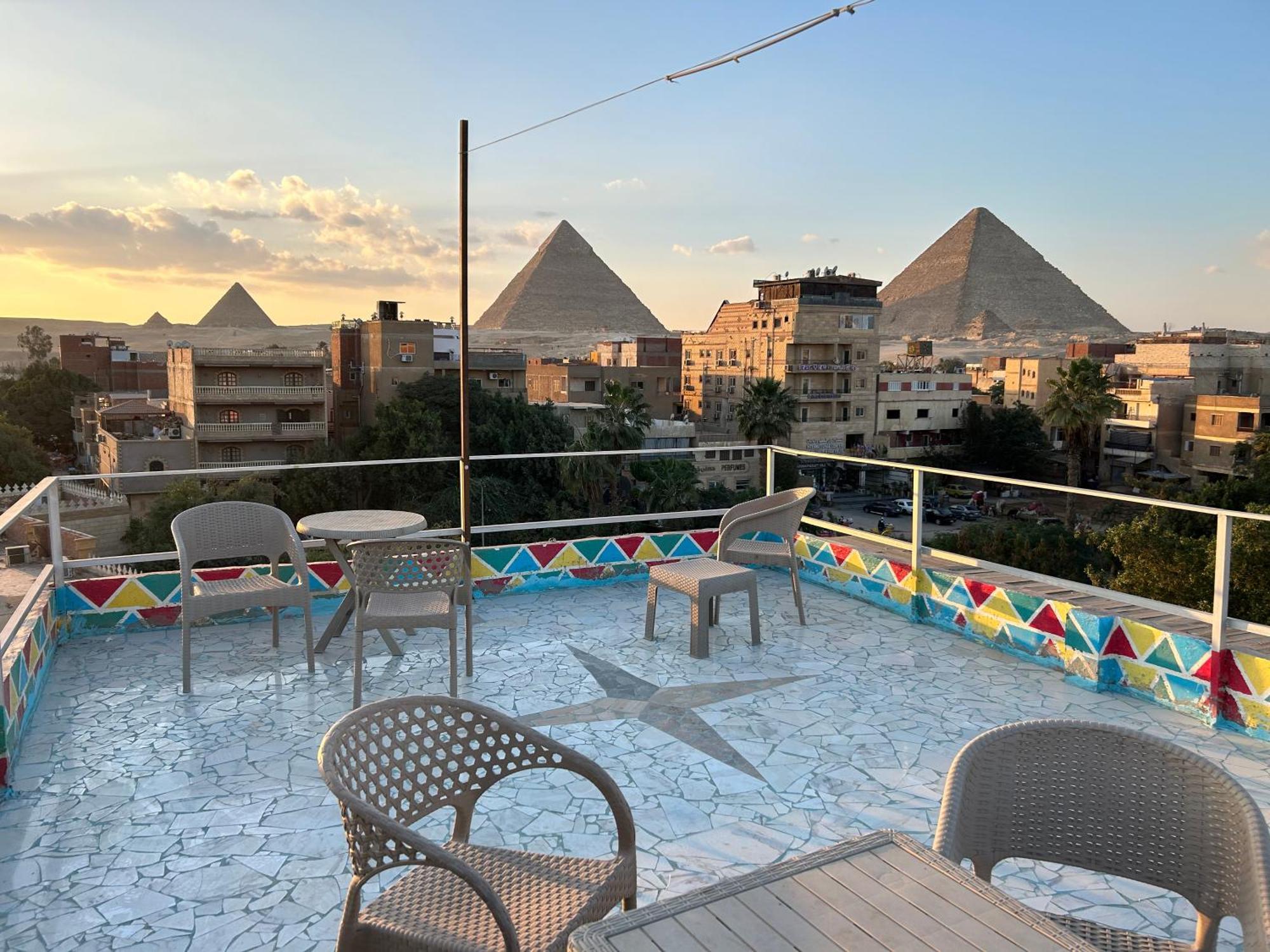 Matto Pyramids Inn Kafret el-Gabal Buitenkant foto