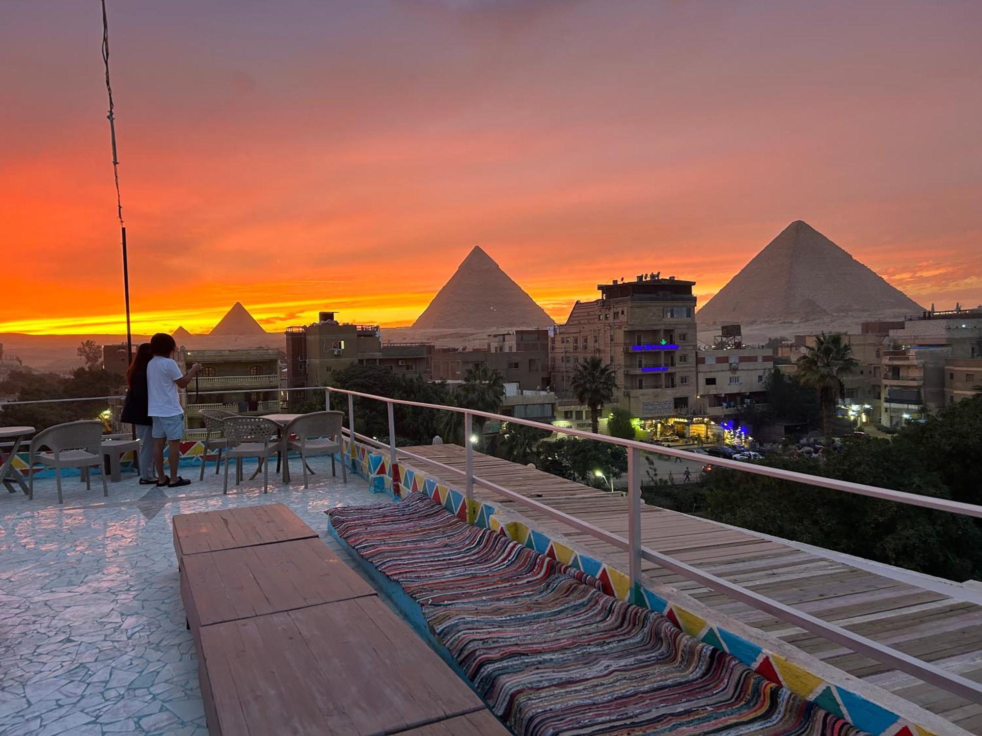 Matto Pyramids Inn Kafret el-Gabal Buitenkant foto